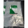 Image 2 : 6 Assorted Packs of Clear Cellophane Storage Bags - 12x17" and 6x9" Sizes - New