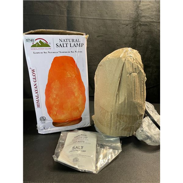 1 Himalayan Glow Natural Salt Crystal Lamp - Brand New