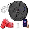 Image 1 : 1 Smart/Bluetooth Music Boxing Target Machine for Adults; Wall-Mounted Boxing Target with Gloves NEW