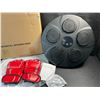 Image 3 : 1 Smart/Bluetooth Music Boxing Target Machine for Adults; Wall-Mounted Boxing Target with Gloves NEW