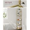 Image 5 : Vasagle Songmics 5 Tier Corner Shelf - Gold Color - New