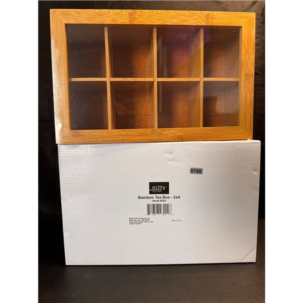 Bamboo Tea Box - New