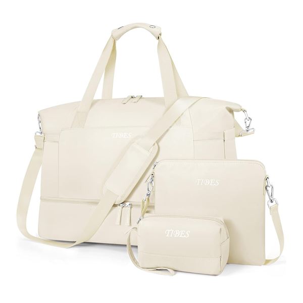 Tibes Women's Gym Bag Weekender Bag Set 3PCS - New