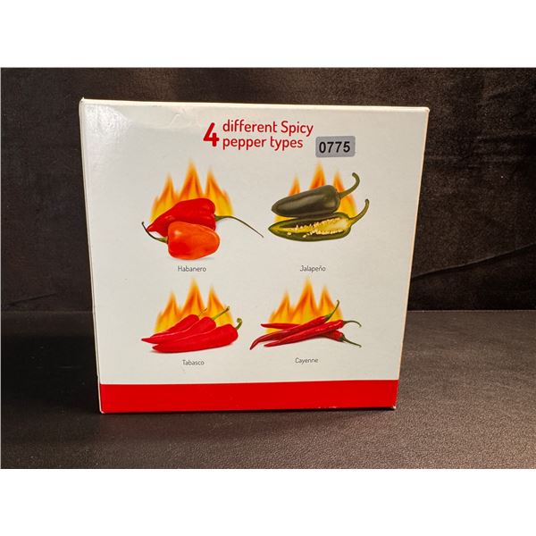 DIY Hot Chili Peppers Kit - Habanero Jalapeño Tabasco Cayenne - New