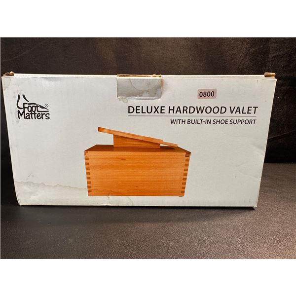 Deluxe Hardwood Shoe Valet Kit - New