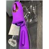 Image 3 : 1 G-Spot Vibrator/Clitoral Vibrating Sex Toy for Women - Purple - Rechargeable - New