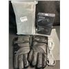 Image 1 : 2 Pairs of Heated Winter Gloves (USB-Powered) with 2 Wulcea USB-Powerbanks - Brand New!