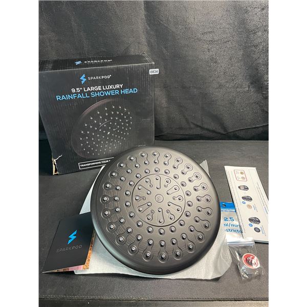 1 Sparkpod 9.5" Large Luxury Rainfall Shower Head - Brand New