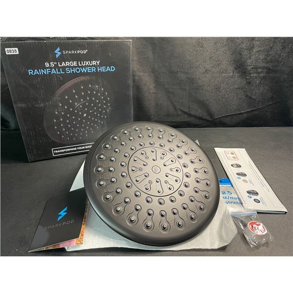 1 Sparkpod 9.5" Large Luxury Rainfall Shower Head - Brand New