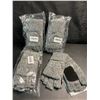 Image 3 : 4 Pairs of ViGrace Winter Knitted Convertible Fingerless Gloves/Mittens for Winter - Brand New