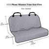 Image 3 : 1 Vivaglory Dog Backseat Car Protector/Cover - 46"L x 56"W - Black - Brand New