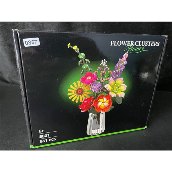 1 Flower Bouquet "Lego" Style Building Block Set - 861 PCS - Brand New