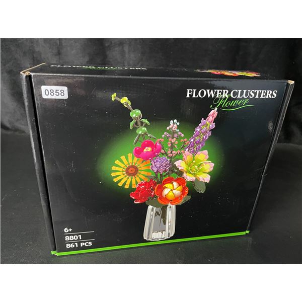 1 Flower Bouquet "Lego" Style Building Block Set - 861 PCS - Brand New