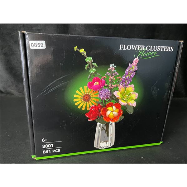 1 Flower Bouquet "Lego" Style Building Block Set - 861 PCS - Brand New