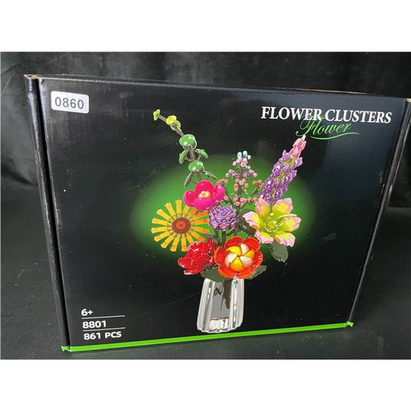 1 Flower Bouquet "Lego" Style Building Block Set - 861 PCS - Brand New