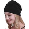 Image 1 : 6 Osvyo Cotton Women's Headwear Hats for Hairloss - Brand New (Black)