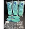 Image 2 : 4 Pairs of Men's Orhilya Orthotics/Comfortable Arch Insoles for Plantar Fasciitis - Size 9, 12 & 13