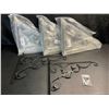 Image 2 : 4 Packs of Hanging Plant Brackets for Hanging Baskets - 2 Per Pack/8 Total - 9.3" x 13" Size - New!