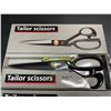 Image 2 : 2 Pairs of Tailor Scissors/Sewing/Fabric Scissors - 10-Inch Size - Ergonomic Design - New