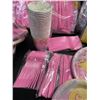 Image 6 : 5 Taylor Swift Themed Birthday Party Supply Sets- 141pc (Plates, Cups, Cutlery, Tablecloth, Napkins)