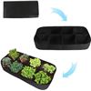 Image 2 : 1 Fabric Raised Garden Bed - 135Gallon Planting Grow Bag - 8 Grids - Large 71" x 35" Size - New