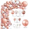 Image 4 : 15 Packs of Balloon Arch Kits (135pcs Each) - Rose Gold/Confetti Balloon Kits for Parties - New