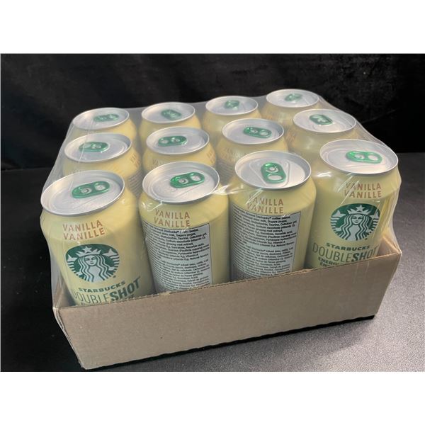 1 Case of Starbucks Double Shot Energy/Coffee Drinks - 12 Cans (444ml Each) Vanilla - BB: JN 09/25