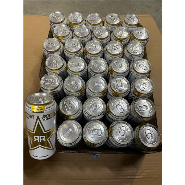 35 Single Cans of Rockstar Energy Drinks - Sugar-Free (473ml Each)