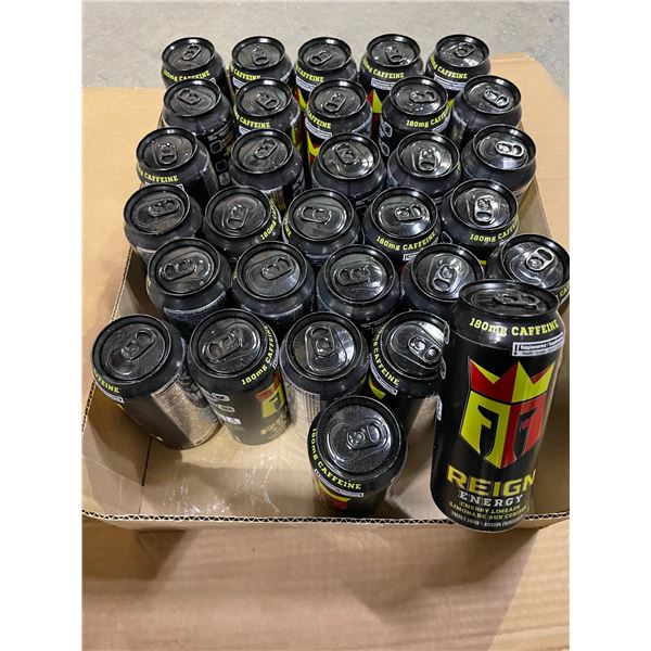32 Single Cans of Reign Energy Drinks - Cherry Limeade - 473ml Each