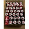 Image 1 : 35 Single Cans of Cherry Bubly Sparkling Water Beverages - 355ml Each - BB: May 05/25