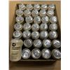 Image 1 : 35 Single Cans of HealTea Ginger Chamomile Sparkling Botanical Infusion Beverages - 355ml Each