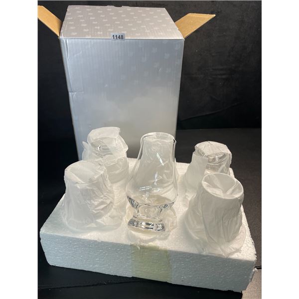 1 Box of Gala Houseware Clear Whiskey Snifter Glasses - 5.7oz Each (Set of 6) - New