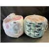 Image 1 : 2 Multi-Packs of Baby Wash Clothes - 1x Pink and 1x Blue Pack - New