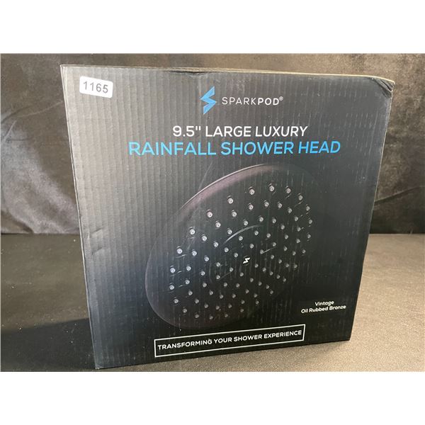 1 Sparkpod 9.5" Large Luxury Rainfall Shower Head - Brand New