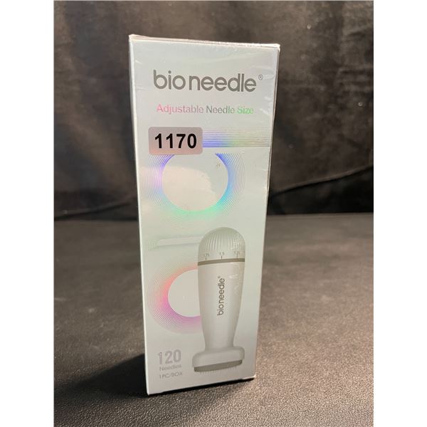 1 BioNeedle Adjustable Derma Stamp Micro Needling Tool For Hair Growth - New Sealed