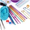 Image 4 : 3 Crochet Hook Sets/Knitting Kits with Pouch - 140PCS Each - Brand New