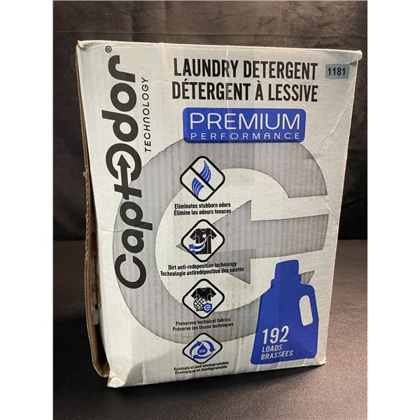 1 Box of CaptOdor Laundry Detergent - Premium Performance Laundry Soap - 4.8L (192 Loads) - New