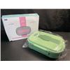 Image 1 : 1 Bento-Style Lunch Box - Green - New