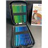 Image 3 : 1 H&B Coloured Pencil Crayon Set with Colouring Book - 72 Colours - Brand New