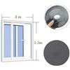 Image 4 : 3-Pack of DIY Window Screens/Mesh Mosquito Flyscreens for Windows - 59"x78.7" Size - Brand New