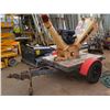 Image 1 : Power King Chipper w/ Trailer - Needs Repair