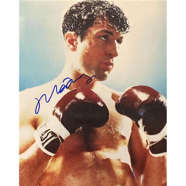 Raging Bull Robert De Niro Signed Movie Photo