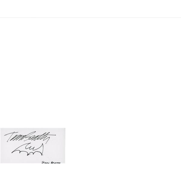 Terry Beatty signature cut