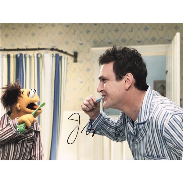 The Muppets Jason Segel signed movie photo