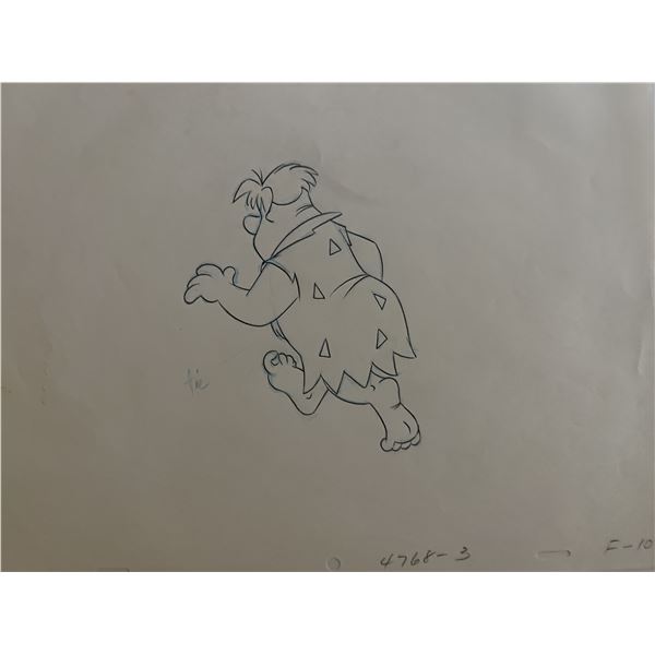 The Flintstones Fred original hand drawn artwork