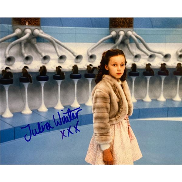 Charlie and the Chocolate Factory Julia Winter signed movie photo