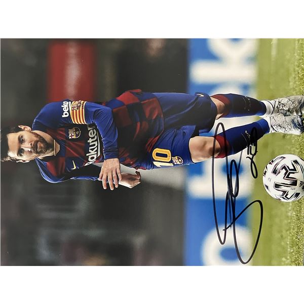 FC Barcelona Lionel Messi signed photo