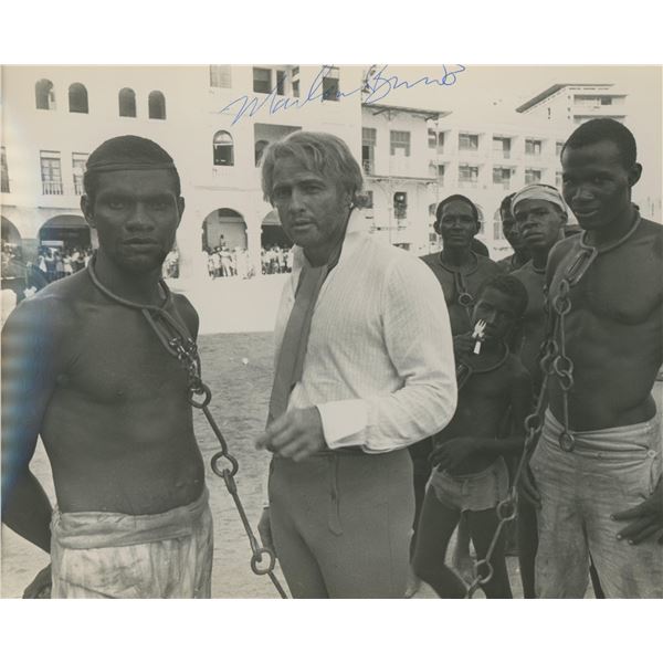 Marlon Brando signed photo