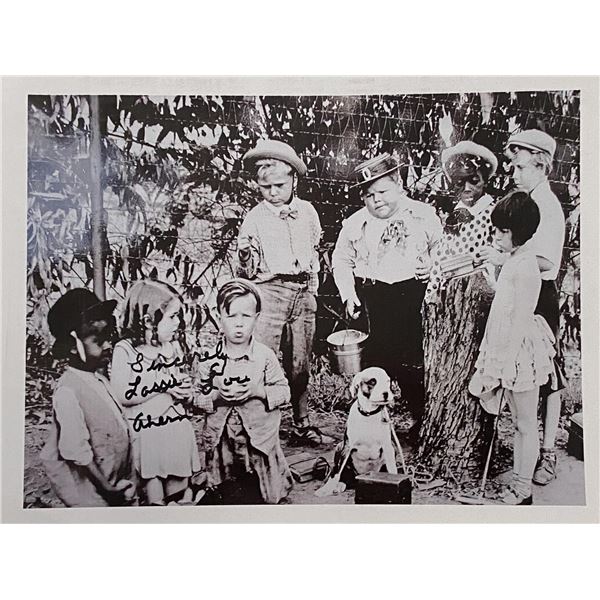 Our Gang Lassie Lou Ahern signed photo