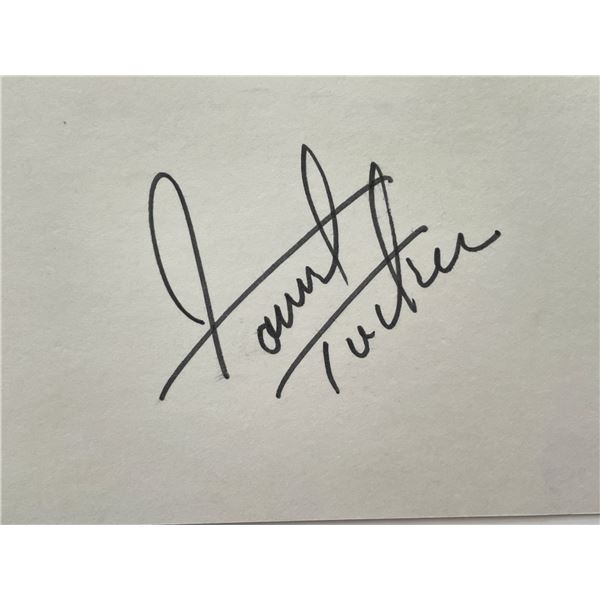 Forrest Tucker original signature cut